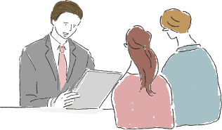 約半年後<br class="md:hidden" />プランナーが決まり
打ち合わせが始まる