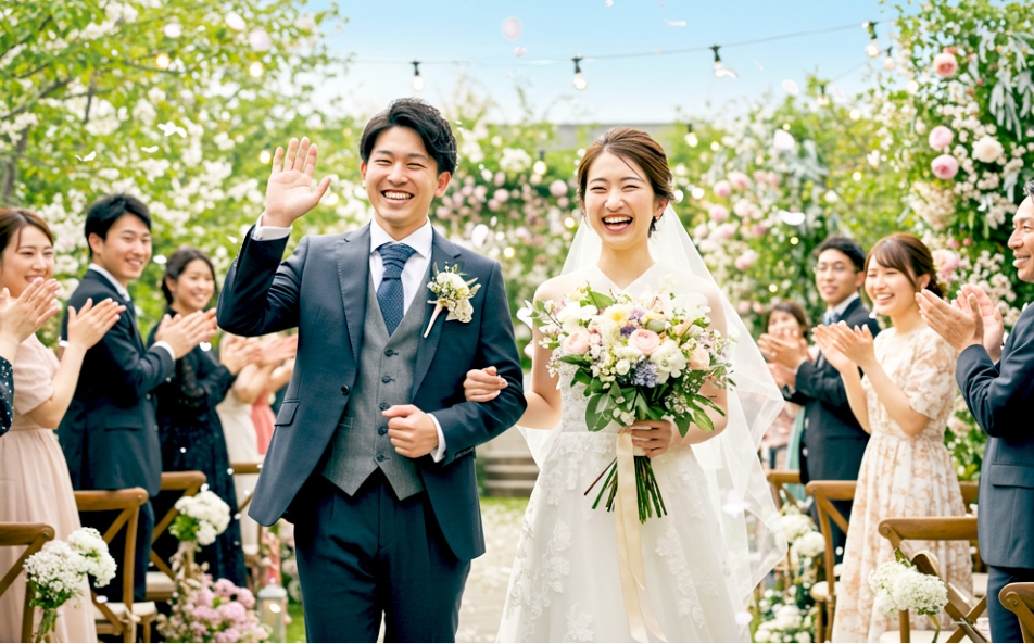 新郎新婦様が後悔のない最高の結婚式を挙げる